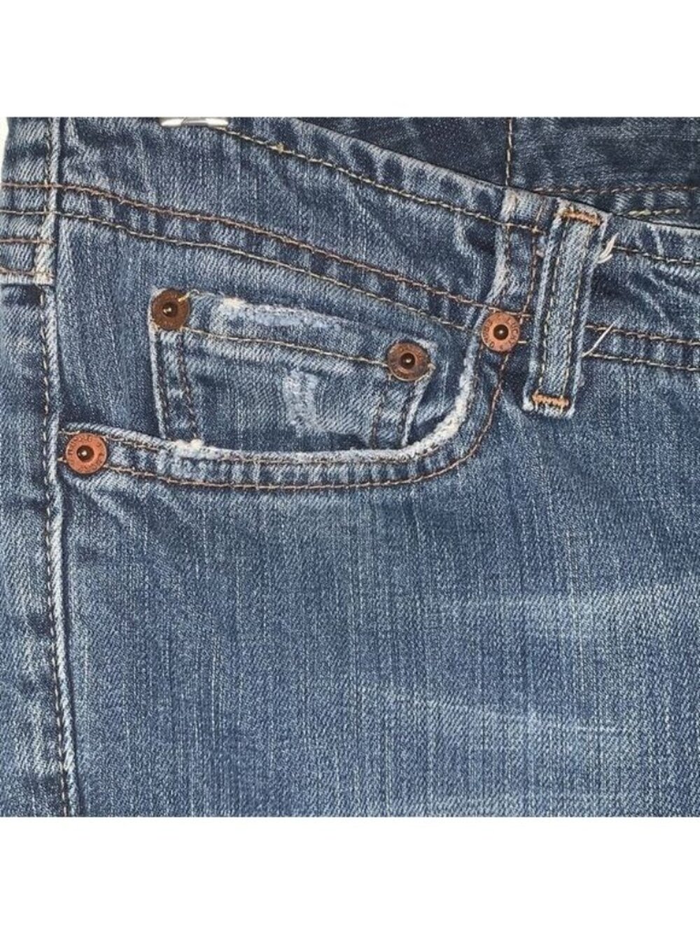 Lucky Brand Womens Size 6 / 28 Bootcut Wonder Jeans American Made Blue Denim - Picture 5 of 14